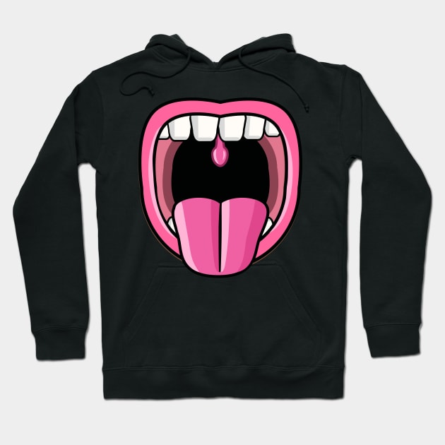 Open Mouth Hoodie by LaughingGremlin